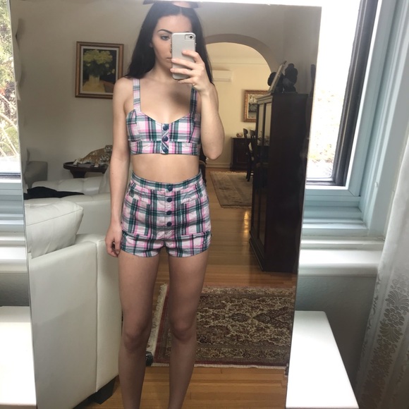 UO Plaid Set - Picture 1 of 3
